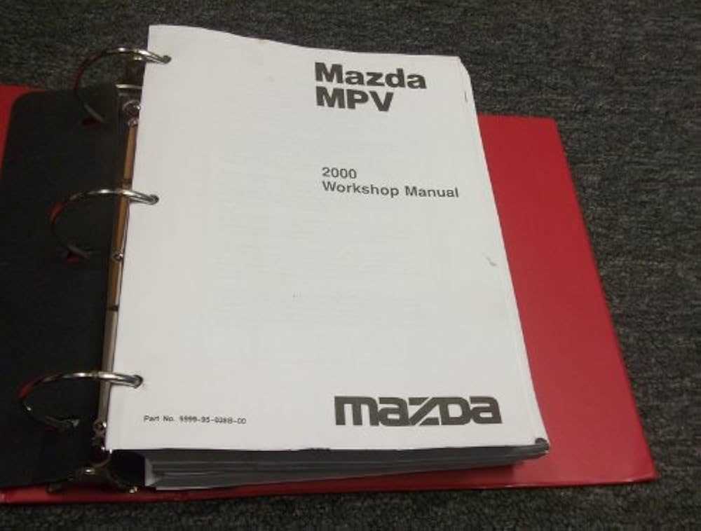 2000 mazda mpv owners manual