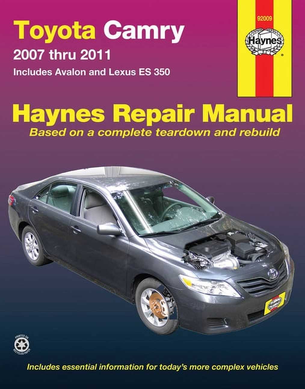 2000 toyota avalon owners manual