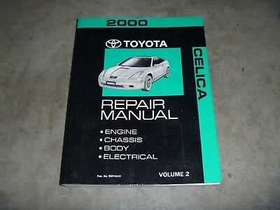 2000 toyota celica gt owners manual