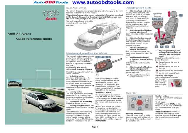 2000 audi s4 owners manual