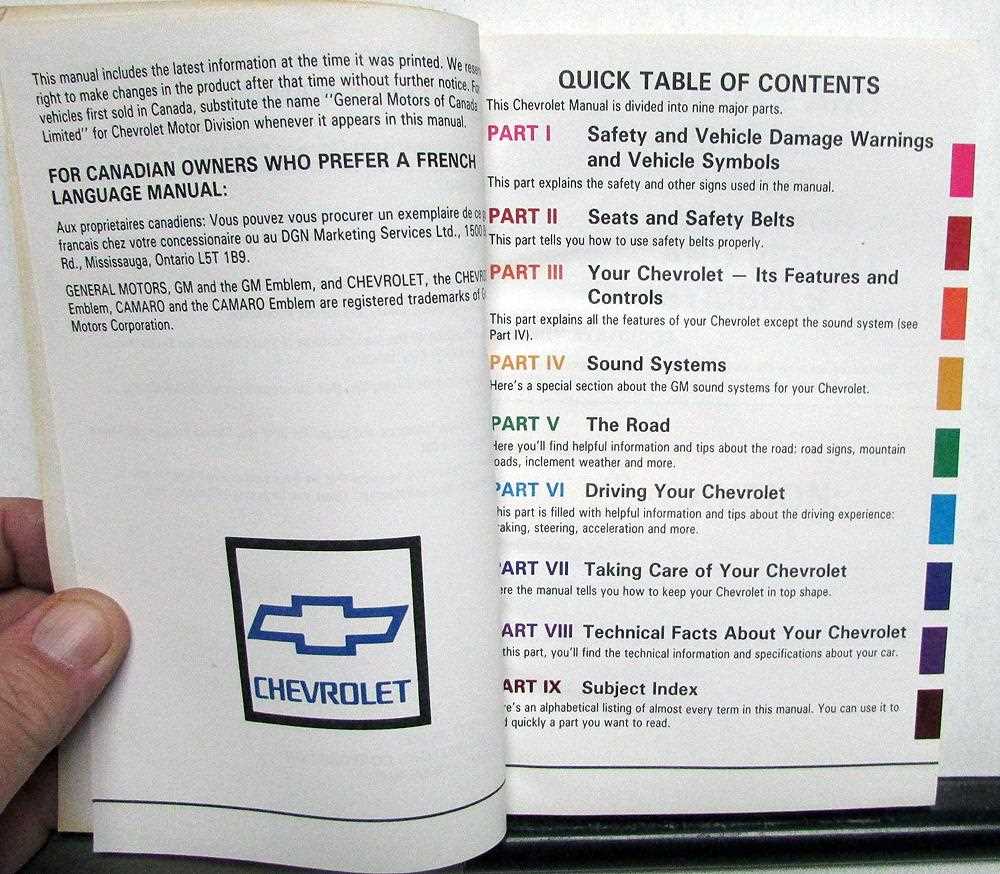 2000 chevy camaro owners manual