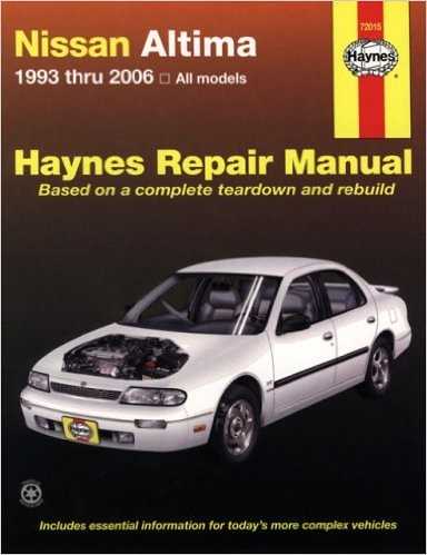 2000 nissan altima owners manual