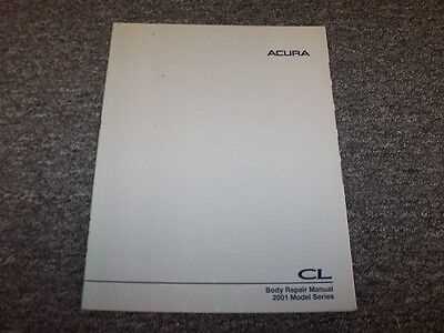 2001 acura cl type s owners manual