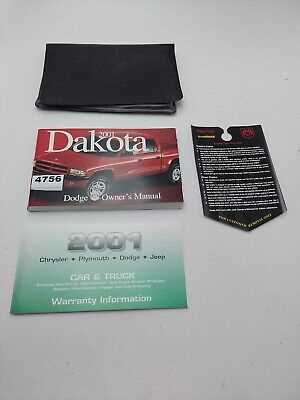 2001 dodge dakota owners manual