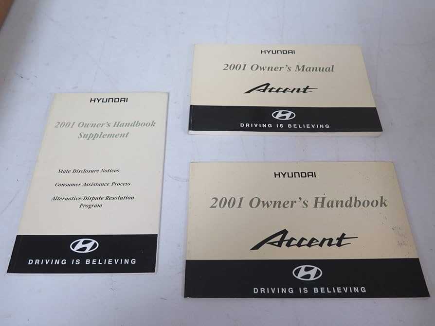 2001 hyundai accent owners manual