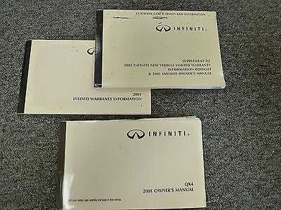 2001 infiniti qx4 owners manual