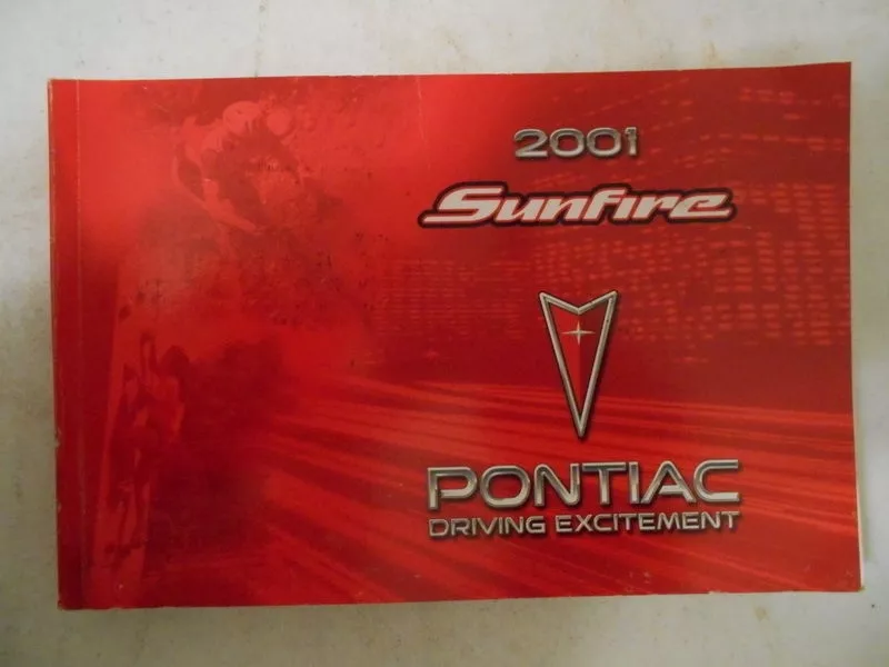 2001 pontiac sunfire owners manual