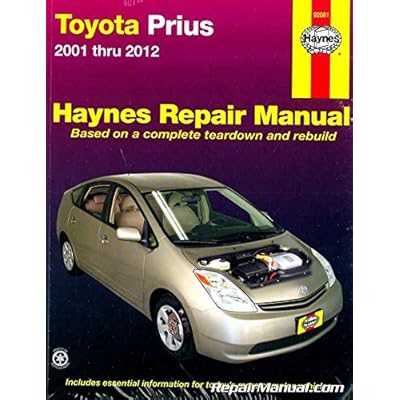 2001 prius owners manual