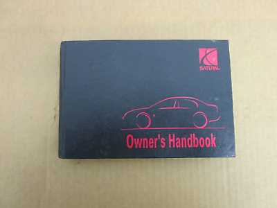 2001 saturn sl2 owners manual