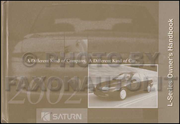 2001 saturn sl2 owners manual