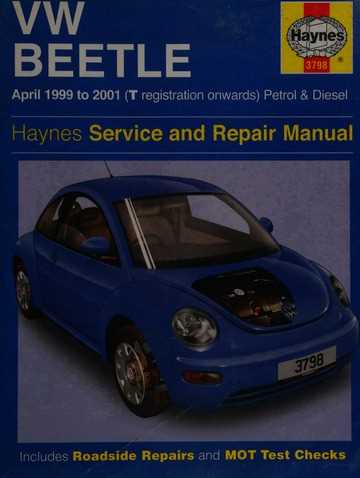 2001 vw beetle owners manual