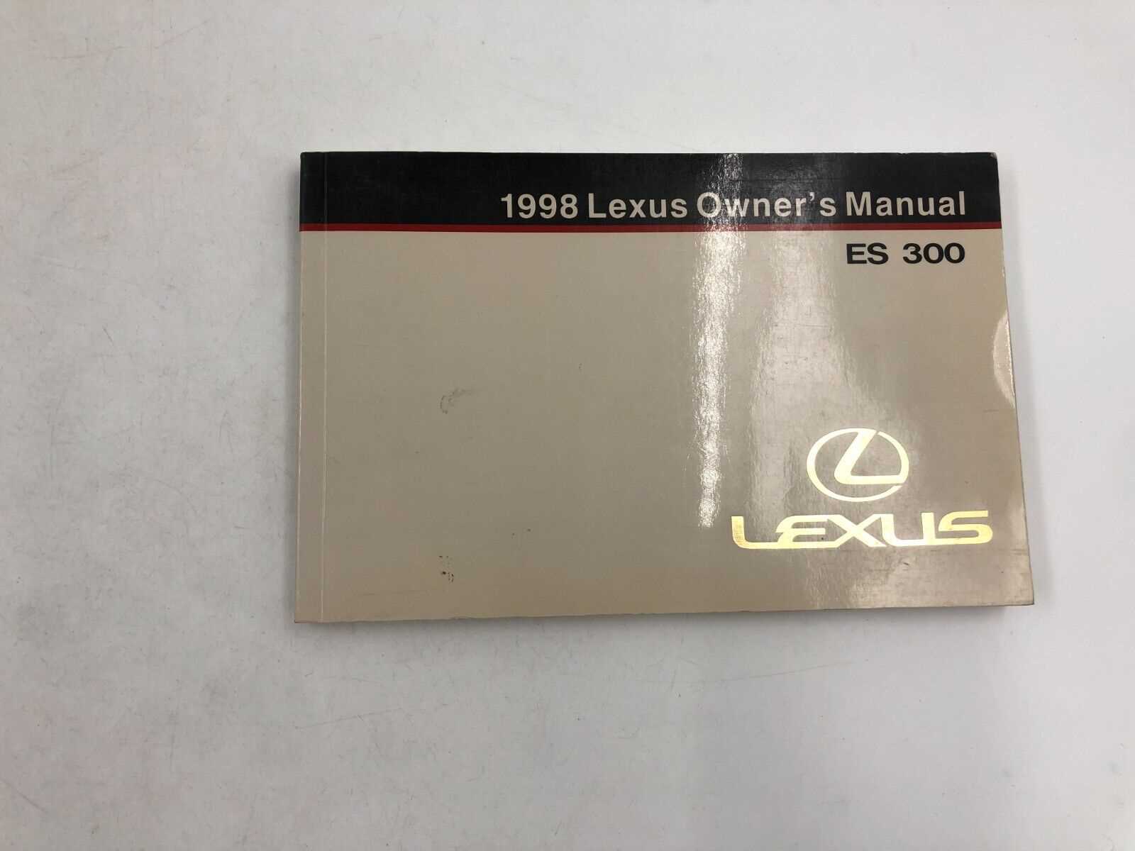 2001 lexus rx300 owners manual