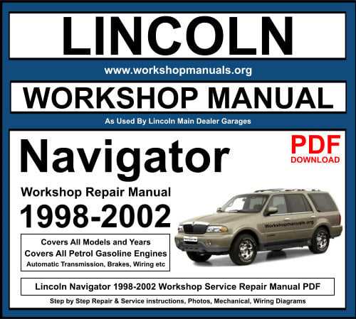 2001 lincoln navigator owners manual