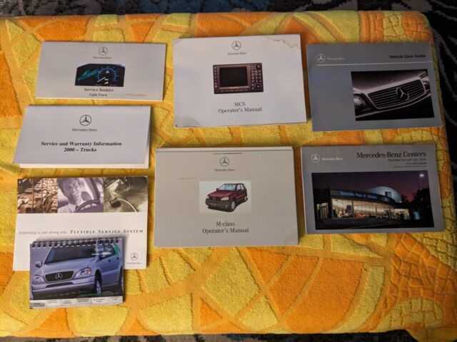 2001 mercedes ml320 owners manual