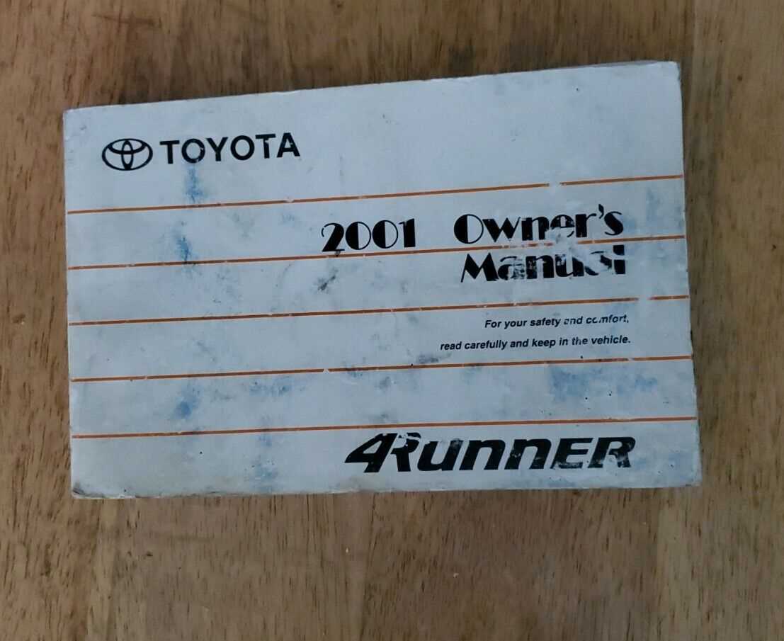 2002 4runner owners manual