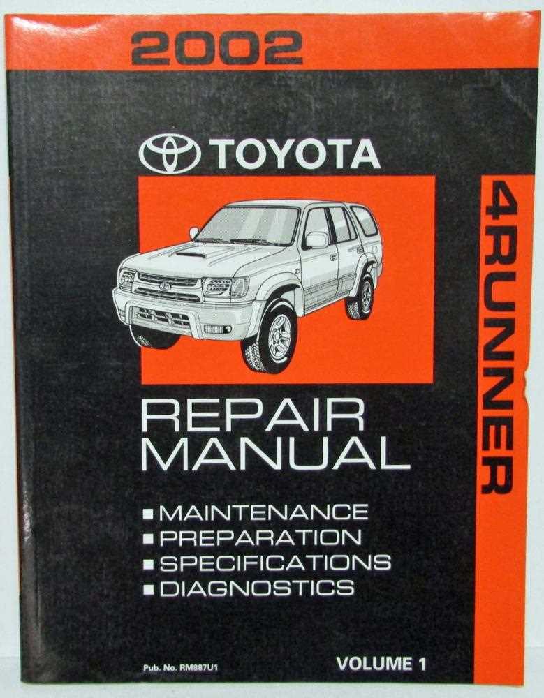 2002 4runner owners manual