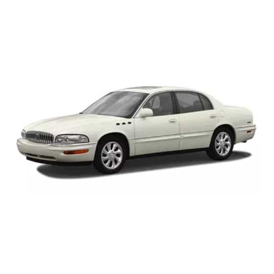 2002 buick park avenue owners manual