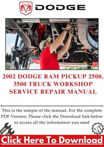 2002 dodge ram 1500 owners manual