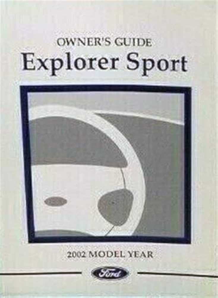 2002 ford explorer owners manual