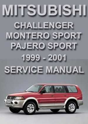 2002 mitsubishi montero owners manual