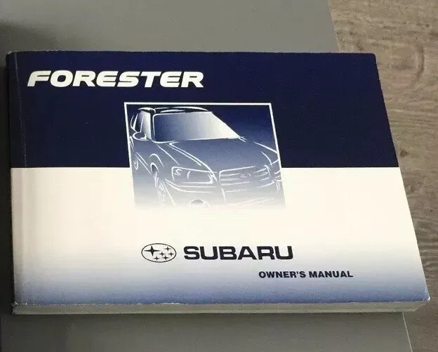 2002 subaru forester owners manual