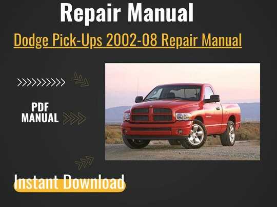 2002 dodge ram 1500 owners manual