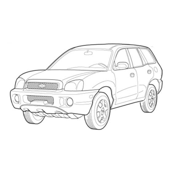 2002 hyundai santa fe owners manual