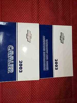 2003 chevrolet cavalier owners manual