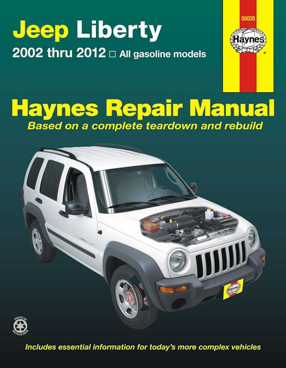 2003 jeep liberty sport owners manual