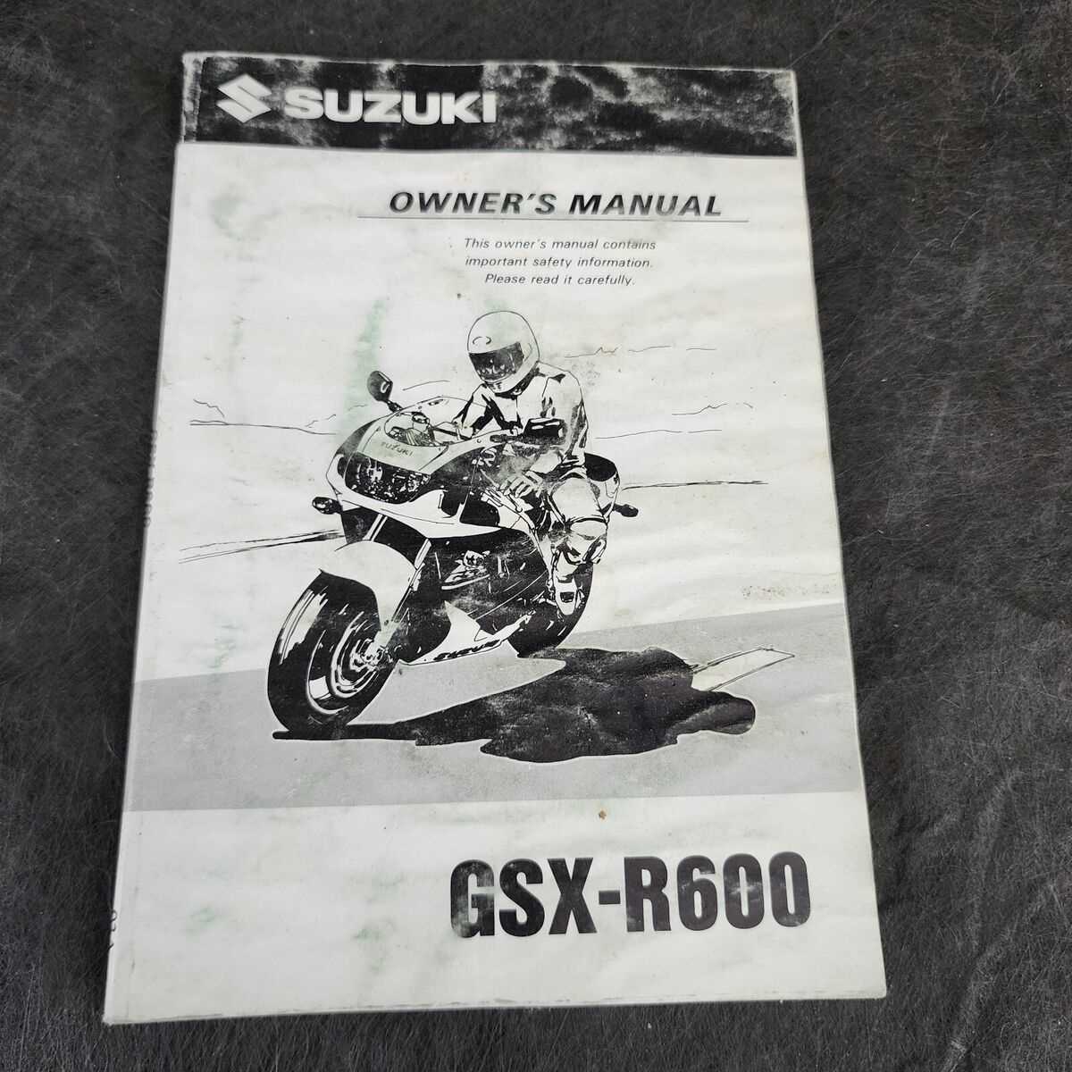 2003 suzuki gsxr 600 owners manual