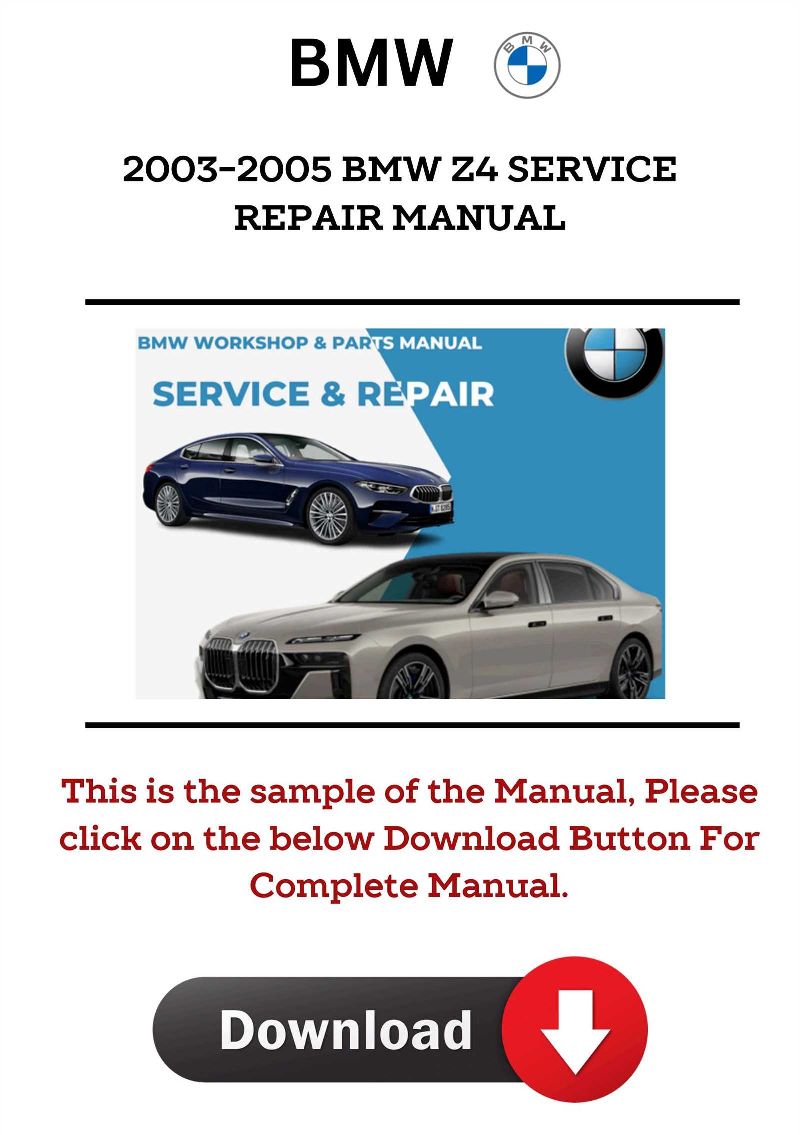 2003 bmw z4 owners manual