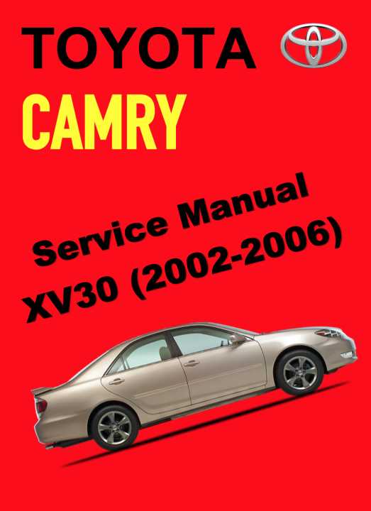 2003 camry owners manual