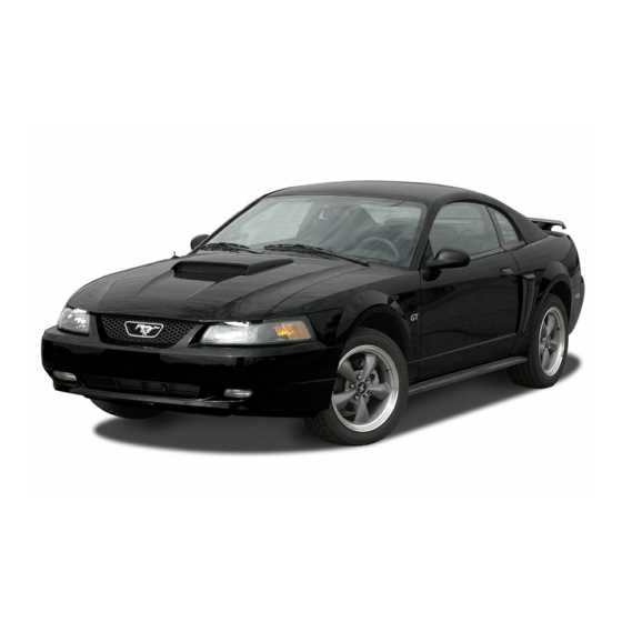 2003 mustang gt owners manual