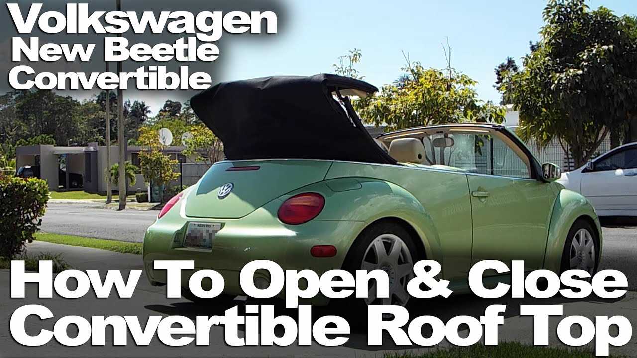 2003 vw beetle convertible owners manual