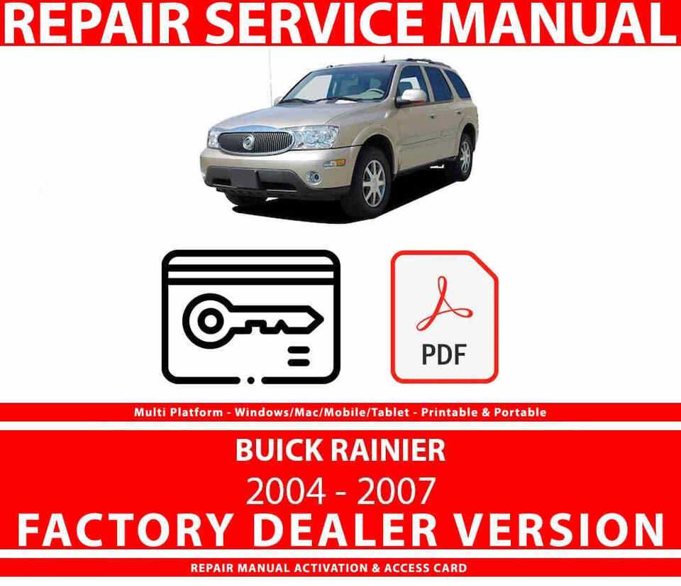 2004 buick rainier owners manual