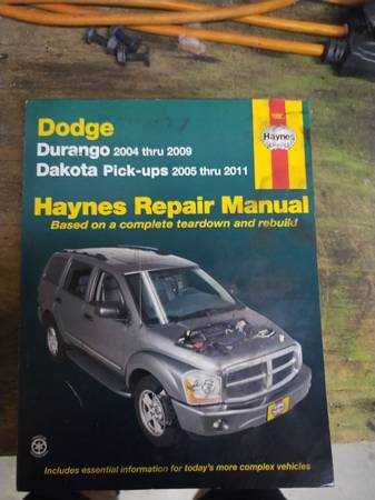 2004 dodge durango owners manual