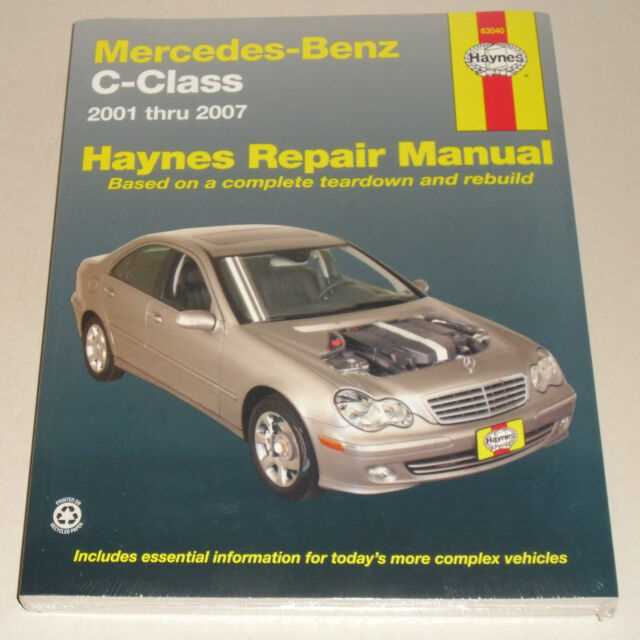 2004 mercedes benz c230 kompressor owners manual