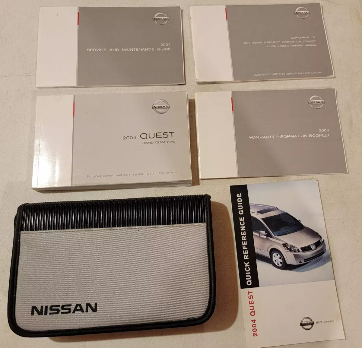 2004 nissan quest owners manual