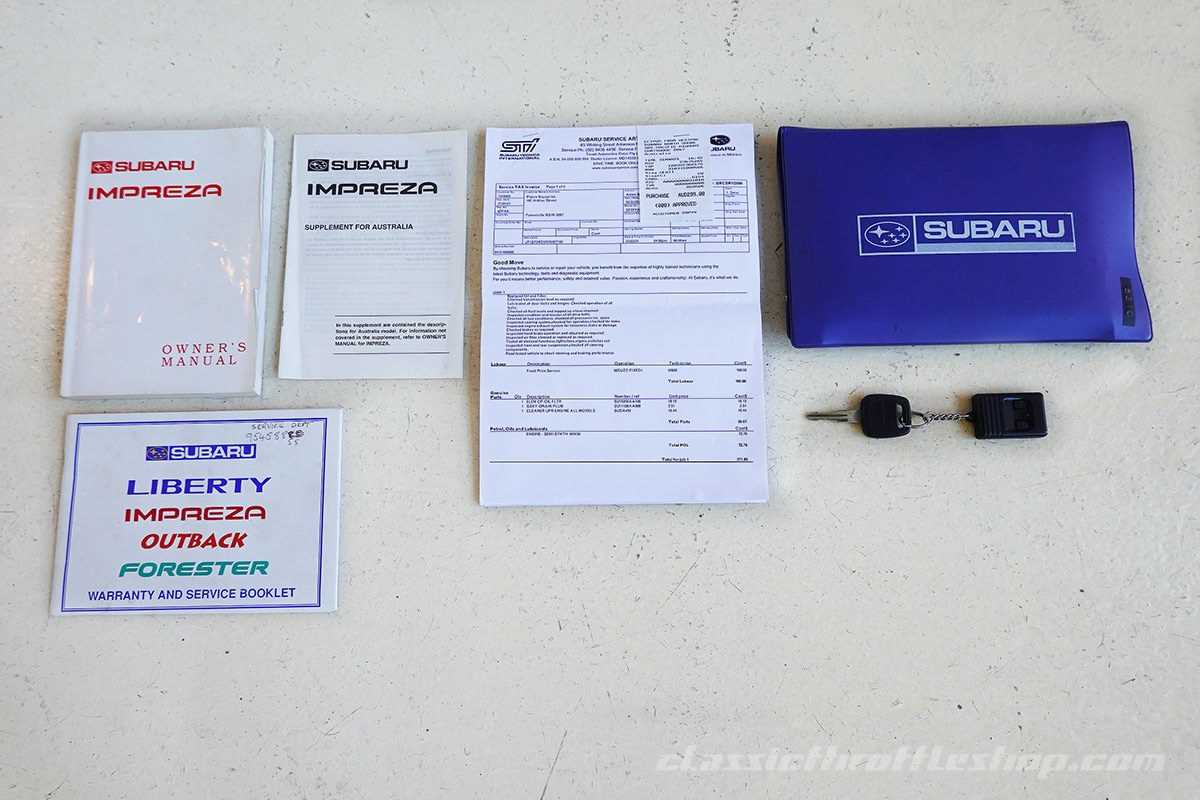 2004 subaru wrx owners manual