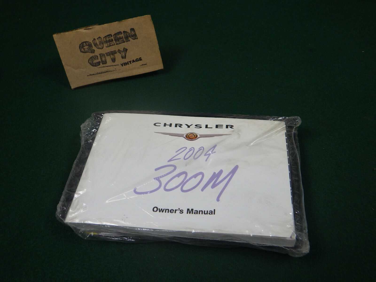 2004 chrysler 300m owners manual