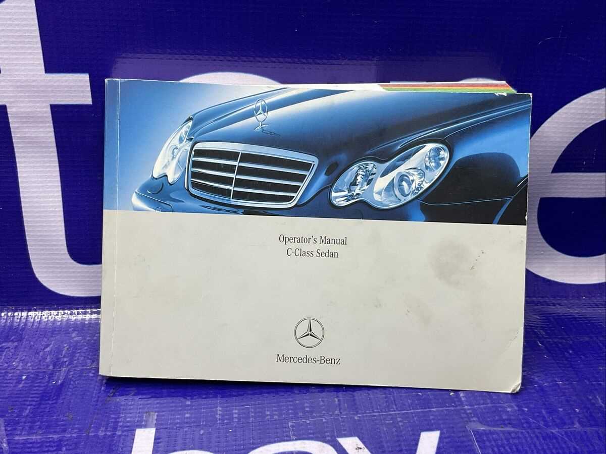 2004 mercedes benz c230 kompressor owners manual