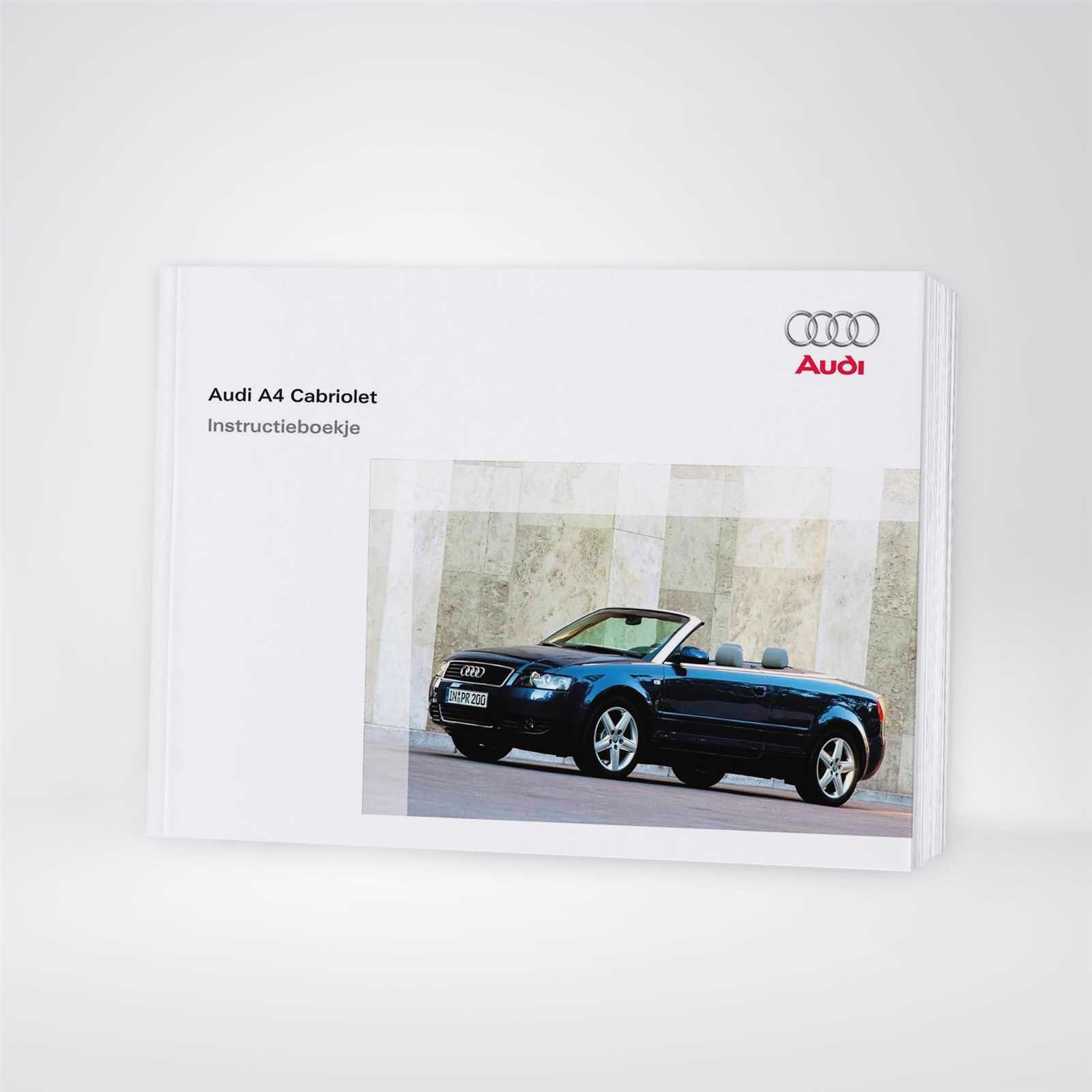 2005 audi a4 cabriolet owners manual