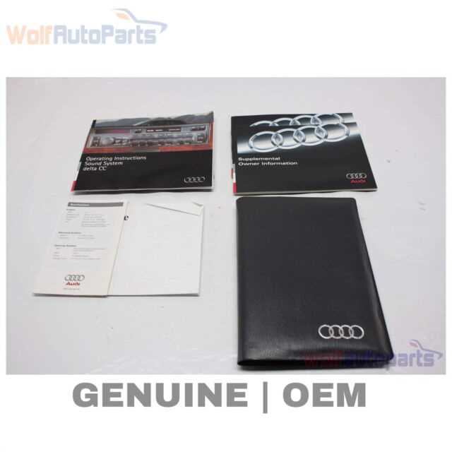 2005 audi a6 3.2 quattro owners manual