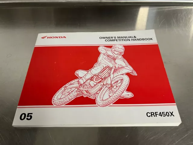 2005 crf250r owners manual