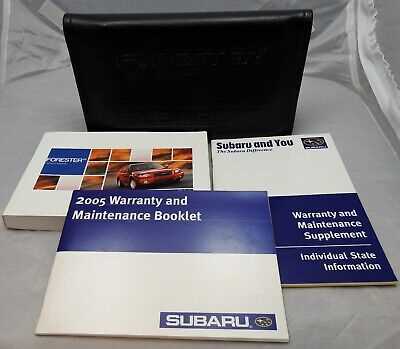 2005 subaru forester owners manual