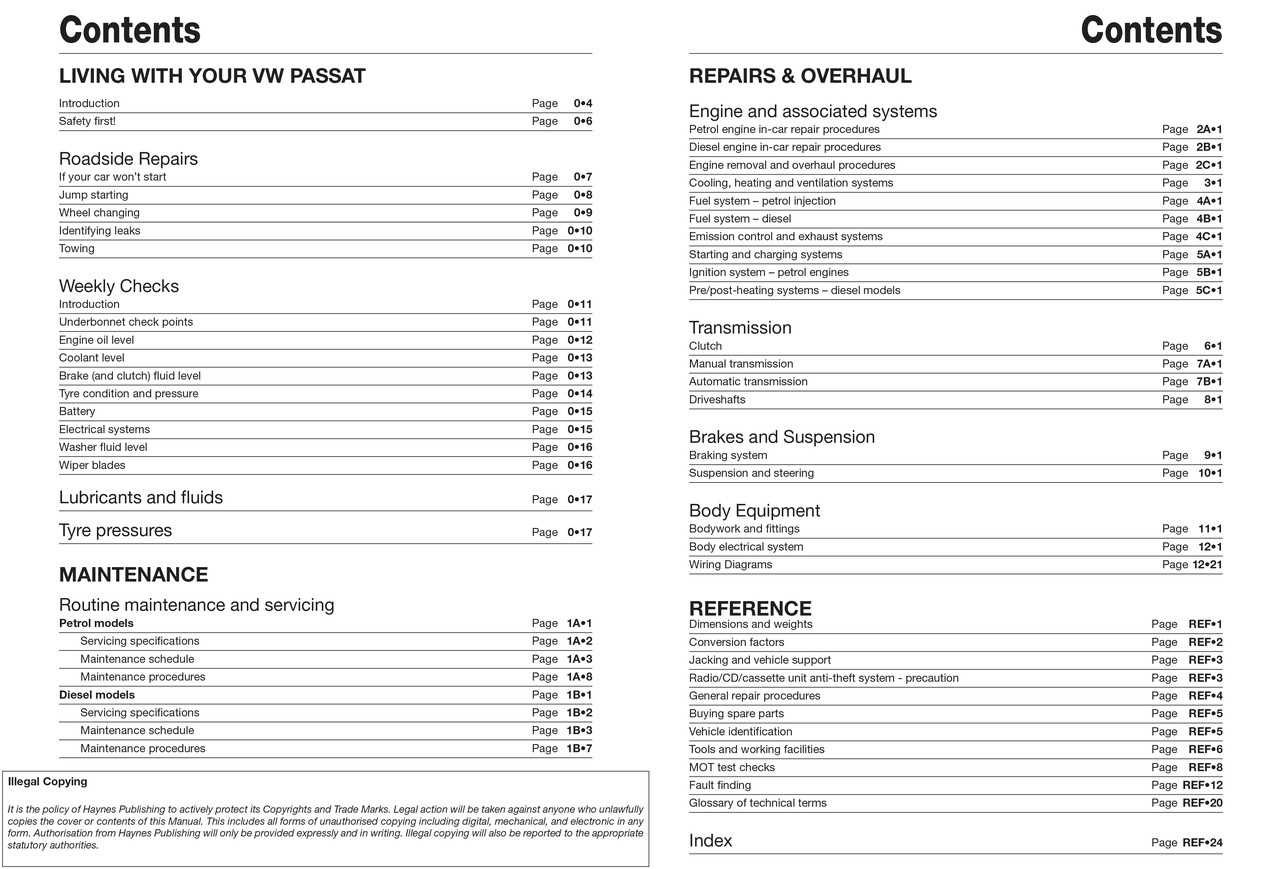 2005 vw passat owners manual