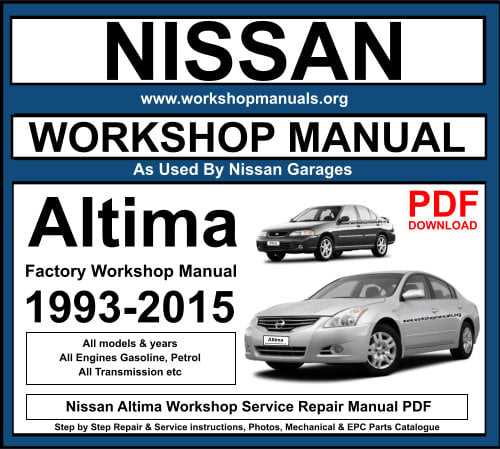 2005 altima owners manual