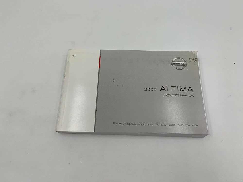 2005 altima owners manual