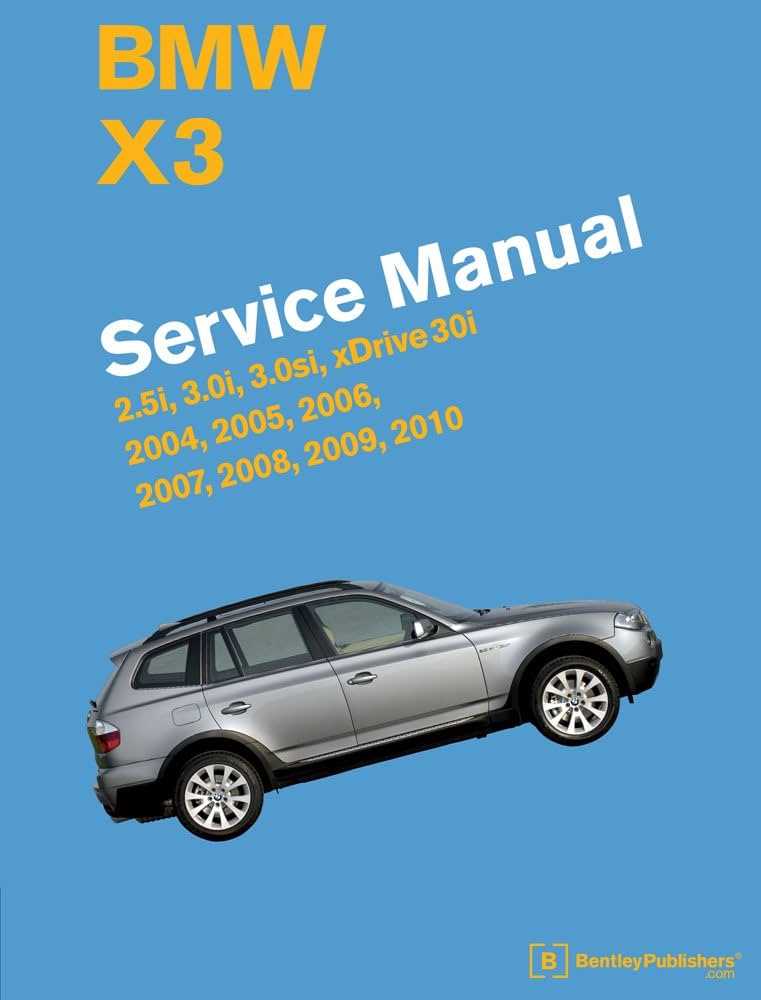 2005 bmw x3 owners manual