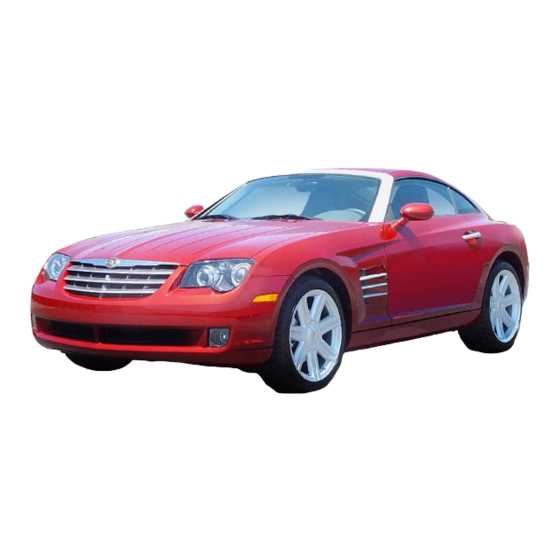 2005 chrysler crossfire owners manual